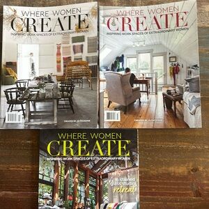 Where Women Create Magazine Set